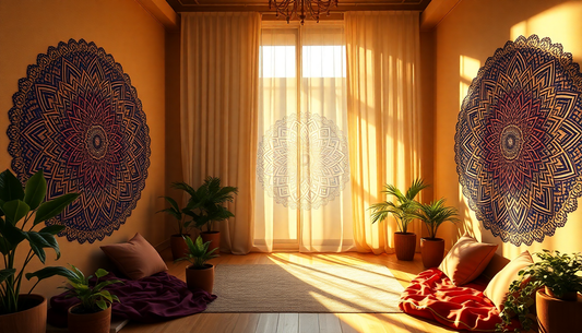 Elevate Your Space: Infusing Spiritual Serenity with Mandala Designs