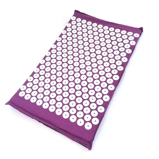 Massager Cushion & Acupressure Yoga Mat Set – Spike Mat and Pillow for Pain Relief